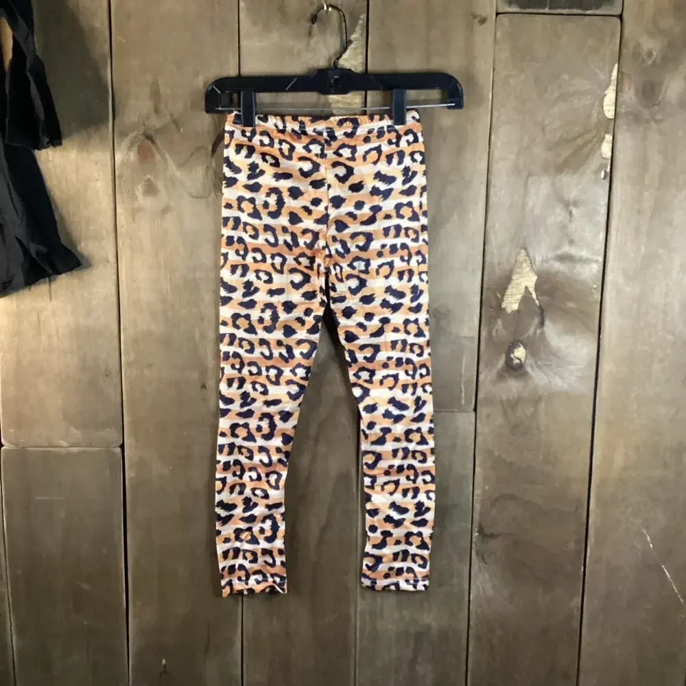 Mia Belle Girls Happy Fall Ya'll 2 Piece Set, Size 6Y/6X, Leopard